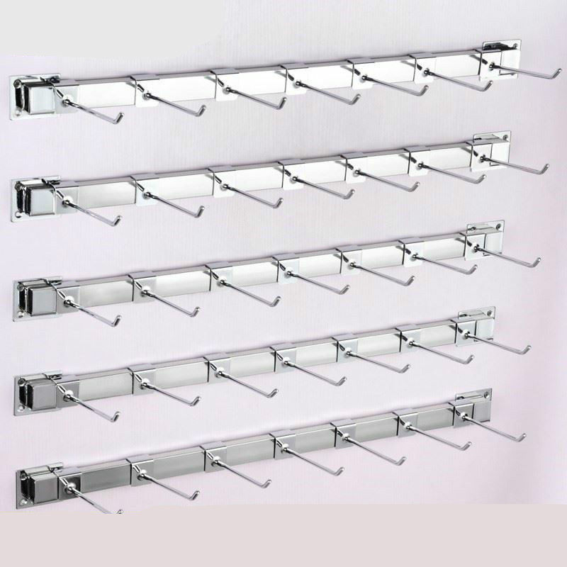 Shelf Show Rack Hanging Supermarket Hooks Hung Snack Toothbrushes Wall-mounted Small Ornament Rack Groove Plate Pendant