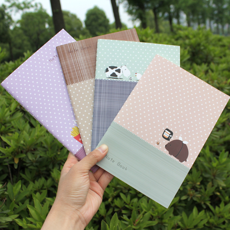 Japanese and Korean stationery cute fresh A5 soft copy 32K thick notebook student class notebook diary