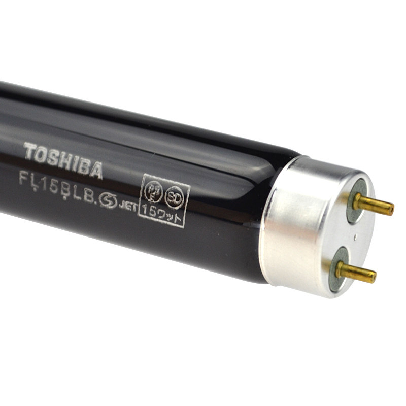 TOSHIBA Toshiba purple light lamp FL15BLB ultraviolet black pipe 15W fluorescent detection magnetic powder flaw detection lamp assorted