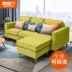 Xilinmen Bắc Âu có thể tháo rời và có thể giặt sofa vải đơn đôi ba sofa nhỏ căn hộ lười sofa - Ghế sô pha