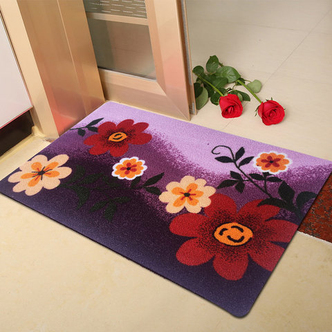 thảm cửa tấm thảm chùi chân bếp nhà phòng khách phòng tắm phòng ngủ lối vào cửa thấm thảm không trơn trượt [tùy chỉnh] - Thảm sàn thảm ghép trải sàn
