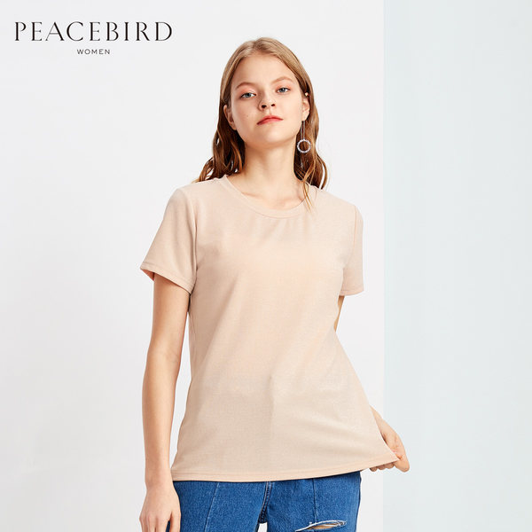 太平鸟 18年新款 女式宽松chic短袖T恤 天猫优惠券折后￥59包邮（￥99-40）2色可选