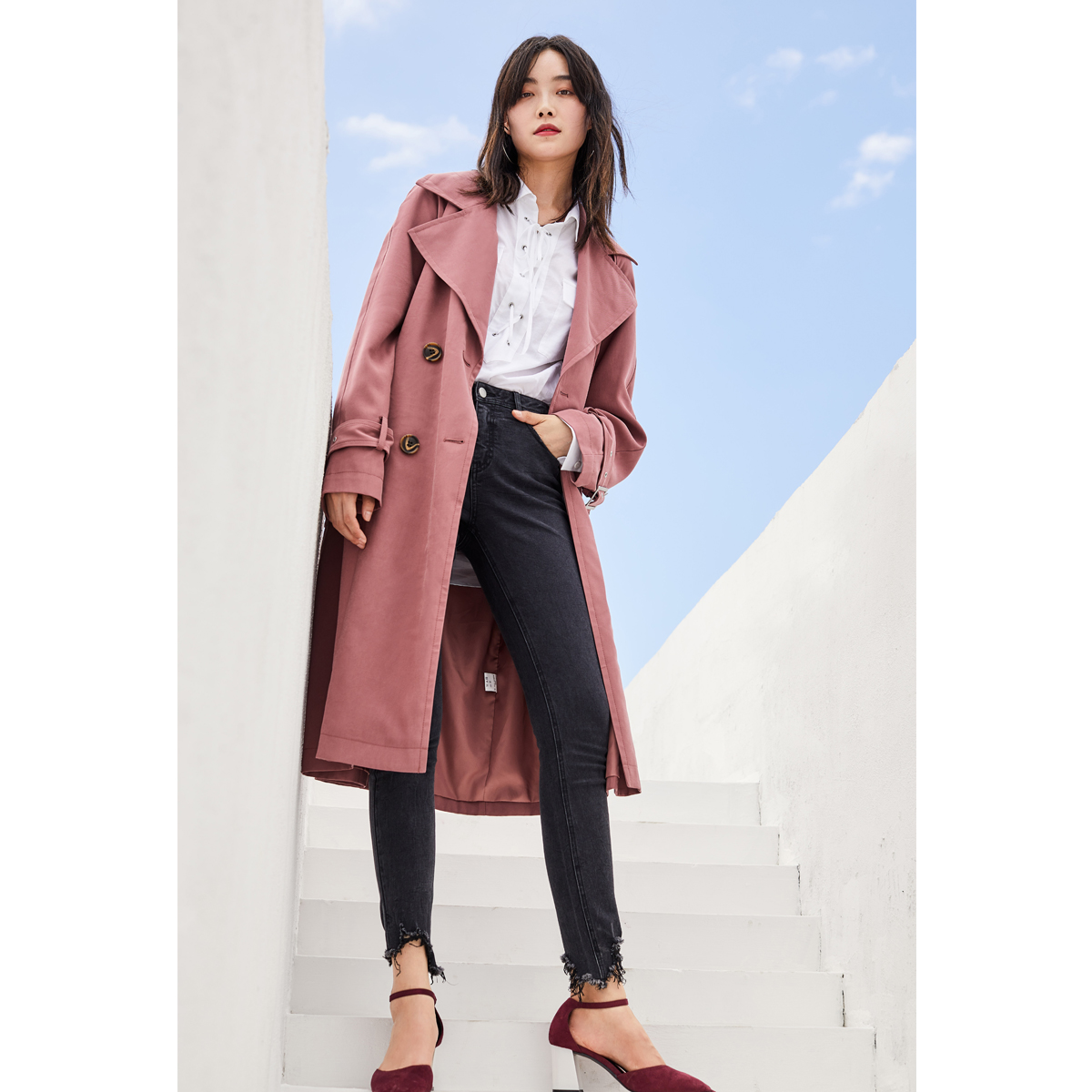 Jean femme PEACEBIRD    - Ref 3193897 Image 3