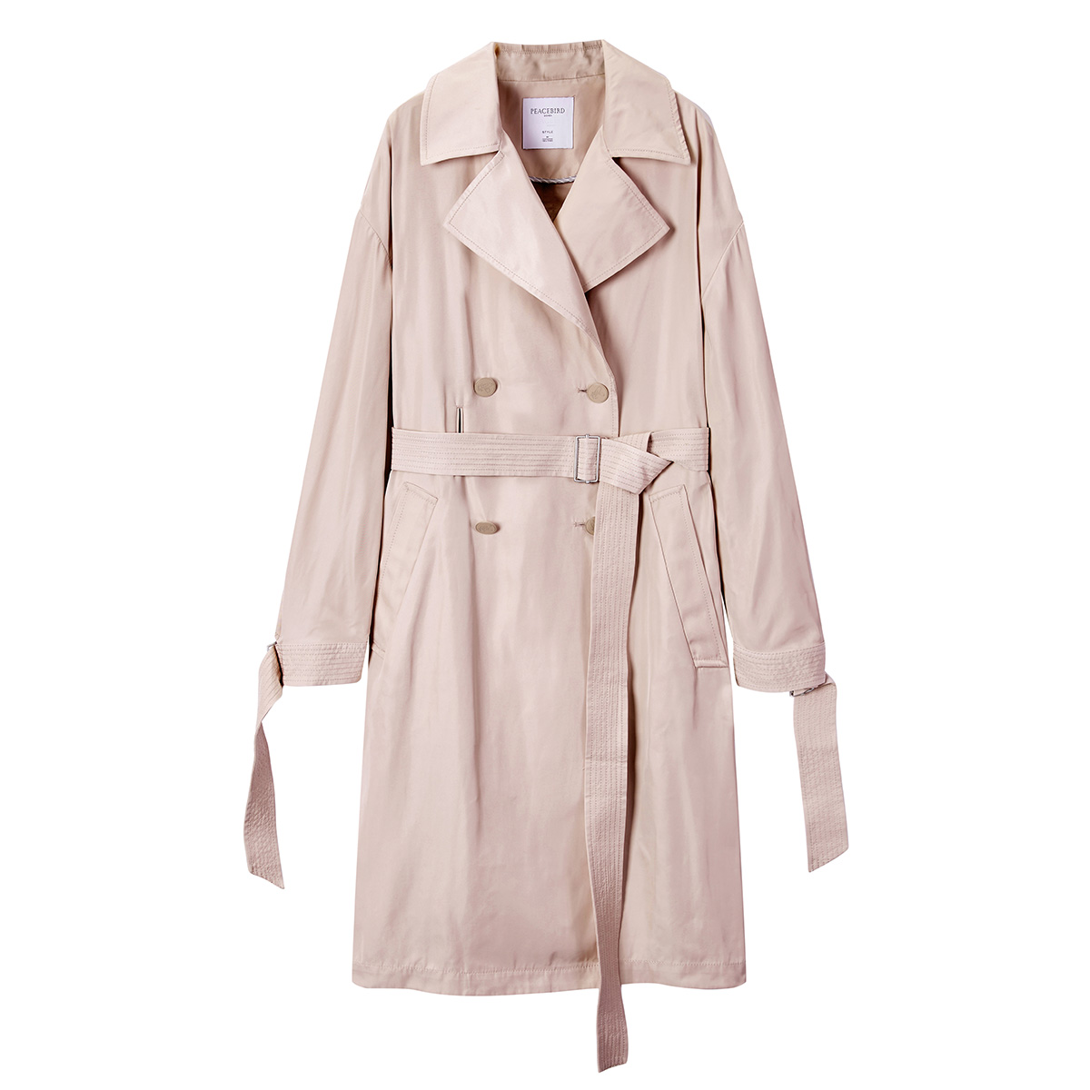 Trench pour femme PEACEBIRD    en Polyester - Ref 3226194 Image 5
