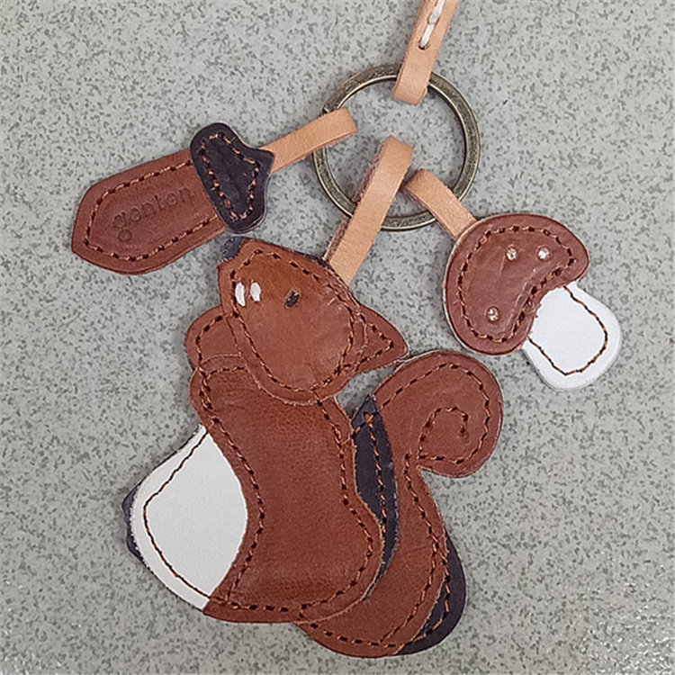 genten bag lady bag bag key hanging auspicious pendant squirrel
