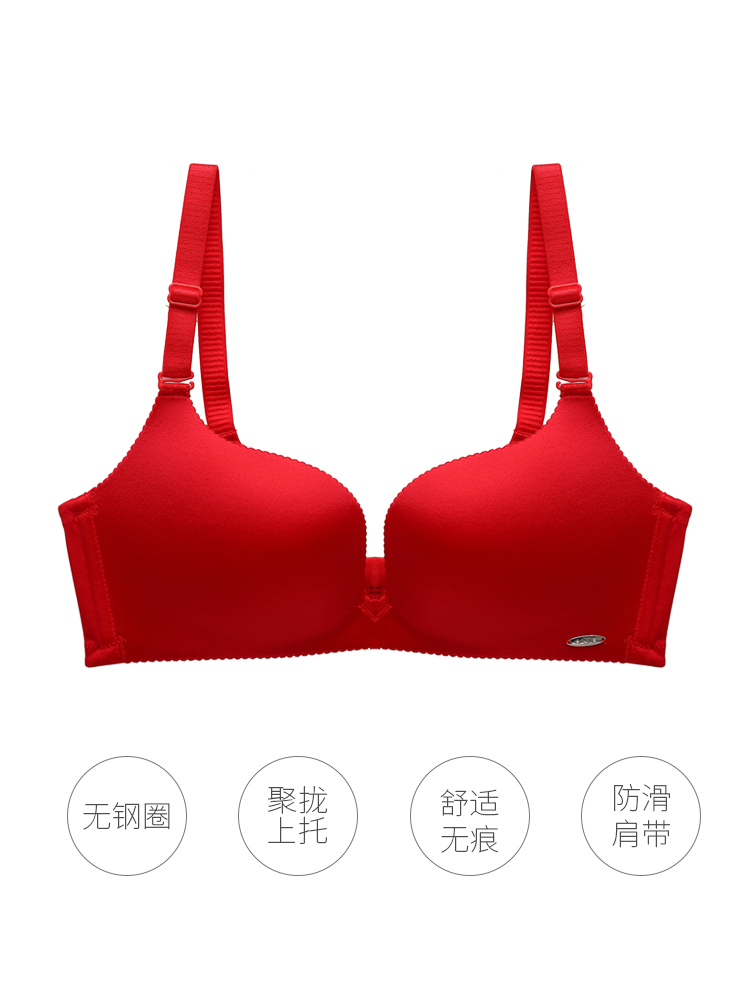 phụ nữ đồ lót mà không cần vòng thép dày ngực nhỏ tụ tập trên Bà Quá sexy unshaped một mảnh điều chỉnh áo ngực áo ngực.