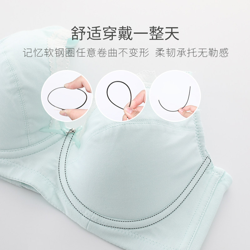 Girls' Bra Female High School Students Underwear 16 Summer Thin Adjusted Soft Top Bra 18