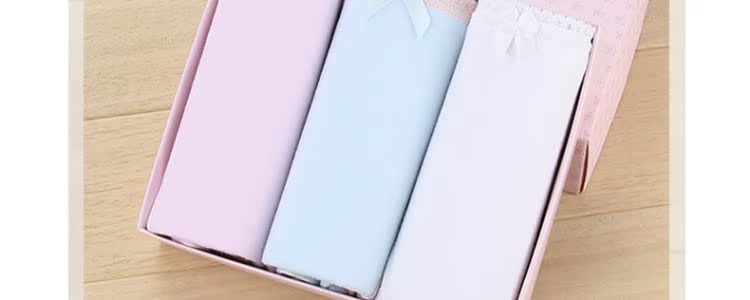 [3 nạp] Đồ lót nữ Yilanfen nữ cotton học sinh trung học cơ sở học sinh trung học cơ sở quần short eo cô gái quần lót không viền