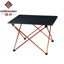 Cool aluminum alloy folding table Outdoor leisure folding table Wear-resistant tear-proof Oxford cloth camping dining table