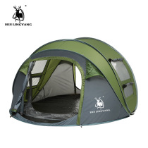 Hui antelope automatic tent new 3-4 people speed open throw tent camping outdoor supplies spot wholesale OEM processing
