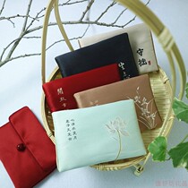 Pocket bag storage cloth bag gold and silver jewelry ladies jewelry storage box silk embroidery technology retro style