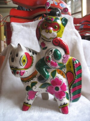 Сразу же запечатанные обезьяны Shaanxi Handicraft Fengxiang Цвет цвета окрашенная глиняная скульптура двенадцать знаков зодиака Bogu