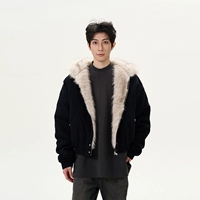 Мужская куртка, дизайнерский пуховик, в американском стиле, тренд сезона