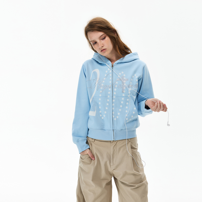 Tailang's Store Autumn and Winter American-Style Hooded Zip-Up Sweatshirt for Men and Women ins Trendy Brand Micro-Y2K Jacket Couple Tailang's Store Autumn and Winter American-Style Hooded Zip-Up Sweatshirt for Men and Women ins Trendy Brand Micro-Y2K Jacket Couple