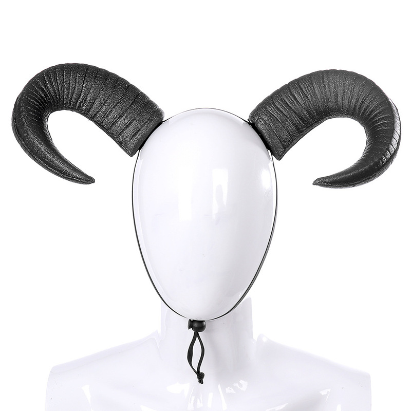 Foreign Trade Cross-Border Horn Headwear Costume Props Halloween Carnival Party Adjustable Devil Horns Funny Decoration