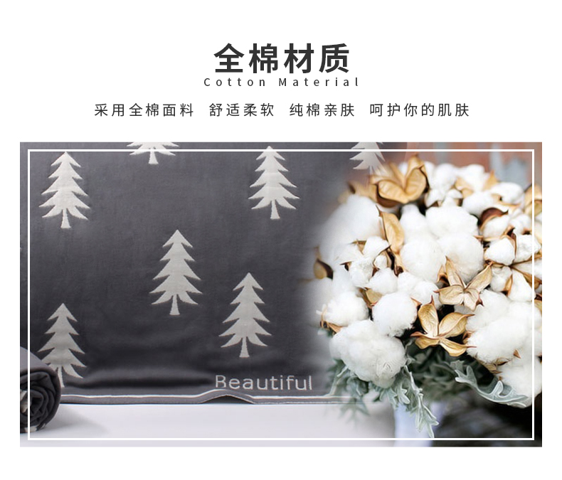 100% cotton gối khăn một cặp gối đơn bao gồm một cặp khăn bông dày Chen mềm và thấm - Khăn gối khăn bông gối