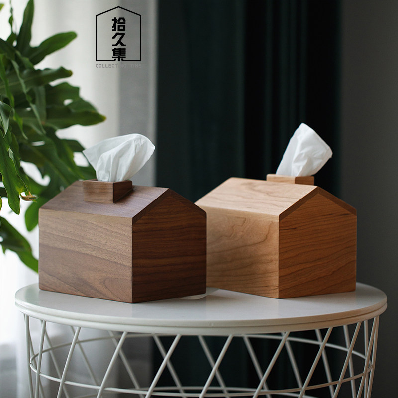 Click-up collection of tissue box living room HousePumps carton dining box creative cute paper carton cartridge minimal solid wood