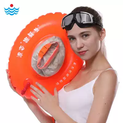Langzi stalker swimming bag adult thickened mobile phone double airbag storage f906 life-saving buoy upgrade