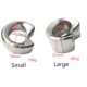 Metal locking sperm ring, stainless steel lower body restraint, scrotum pendant, weight-bearing stretch, outdoor wear, penis abuse cock ring