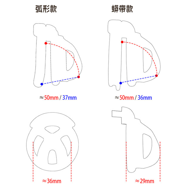 Soft Shell Soft Rubber Chastity Lock X-Shaped Cb Lock Ultra-Short Master-Slave Training Chastity Device Cobra Outdoor Wearable Birdcage