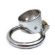 Birdcool 2021 New Stainless Steel Arc Ring Short Chastity Lock for Men, Desire Control Lock, Cb Lock, Open Style Cage