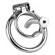 Stainless Steel Horse Eye Lock Chastity Cb Lock Chastity Device Sperm Ring Bdsm Training Hollow Ring Stretcher Penis Cage Lock