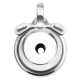 Stainless Steel Negative Electrode Chastity Lock, Transvestite Lower Body Restraint Belt, Catheter Training Cb Lock, Pot Lid Penis Cage for Men