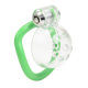Transparent Pot Lid Flat Cb Lock One-Click Locking Bird Cage Chastity Lock Abstinence Lower Body Restraint Bdsm Out and Wear
