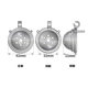 Stainless Steel Pot Lid-Shaped Male Chastity Lock, Smooth Surface, Can Be Equipped with a Catheter, Abstinence Lock, Wearable When Going Out