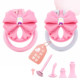 Flat Bow Chastity Device Flat Lock Cb Lock Chastity Device with Diamonds Negative Electrode Catheterization Transvestite Outdoor Wear Bdsm