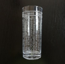 Single layer large tragically manmade crystal cup not to fall in color Currently only golden bottom six characters Big Ming spell one