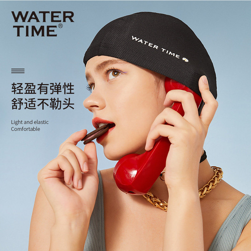 WaterTime Swimming Cap Woman Long Hair Comfort In the Bremen Bathing Cap for men and women Adult swimming gear