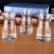 Ликер Cup 健力加厚水晶白酒酒具玻璃分酒器小茶海家用小白酒杯饭店用一口杯 Powerlifting