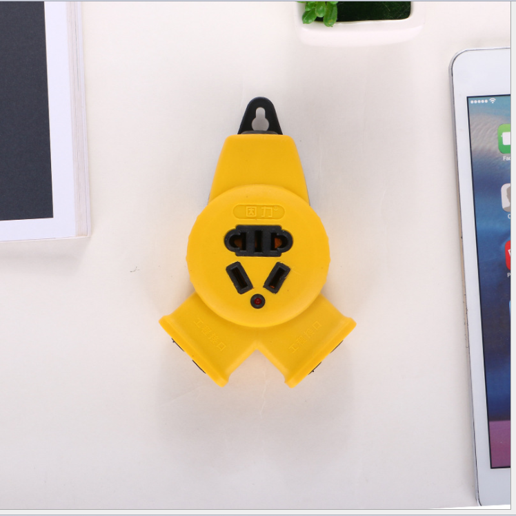 Ground mop socket is not broken without wire row plug explosion-proof wiring board wireless engineering drag line board