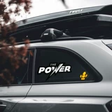Lightning Power Power Английская творческая наклейка личность круто