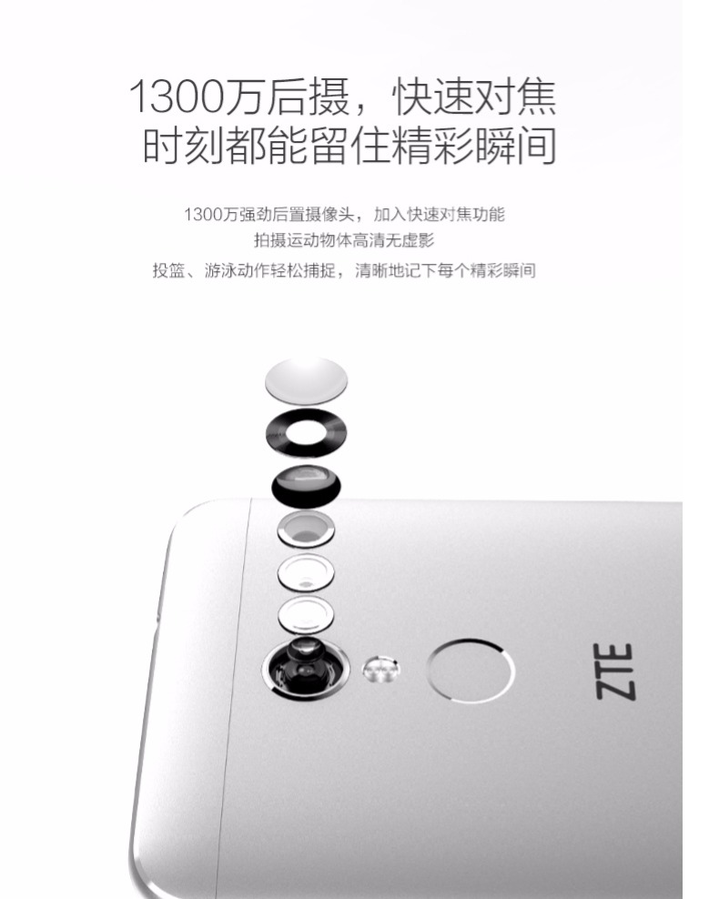 Con dấu gốc SF giao hàng [gửi vỏ phim vòng khóa 10 máy mua lại] ZTE / ZTE A2S full camera đẹp Netcom 4G điện thoại thông minh 3G + 32GB kim loại nhận dạng vân tay