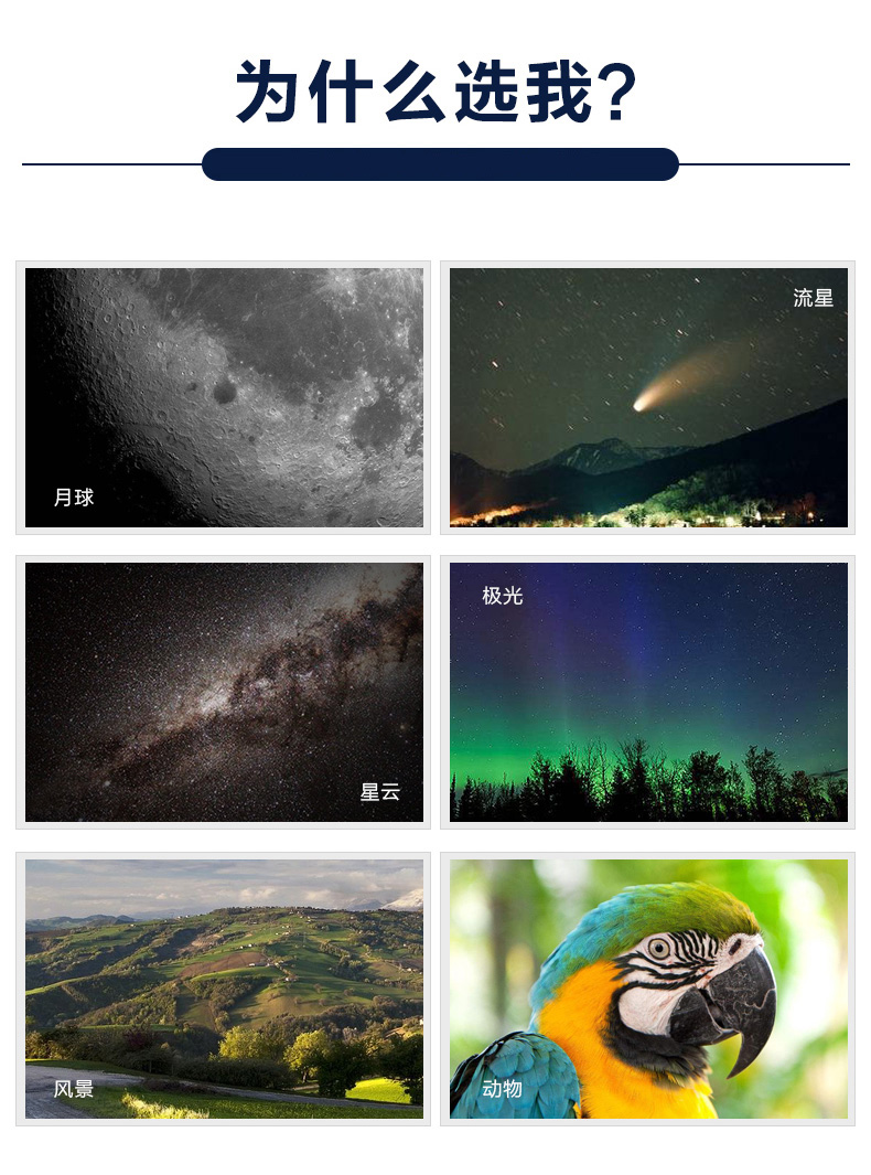 Gskyer 天地两用 天文望远镜 可看月球/流星/极光/星云/观景 图4