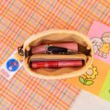 Милый мультяшный кошелек с молнией, маленький бумажник, монеты, ключница, сумка через плечо, с медвежатами