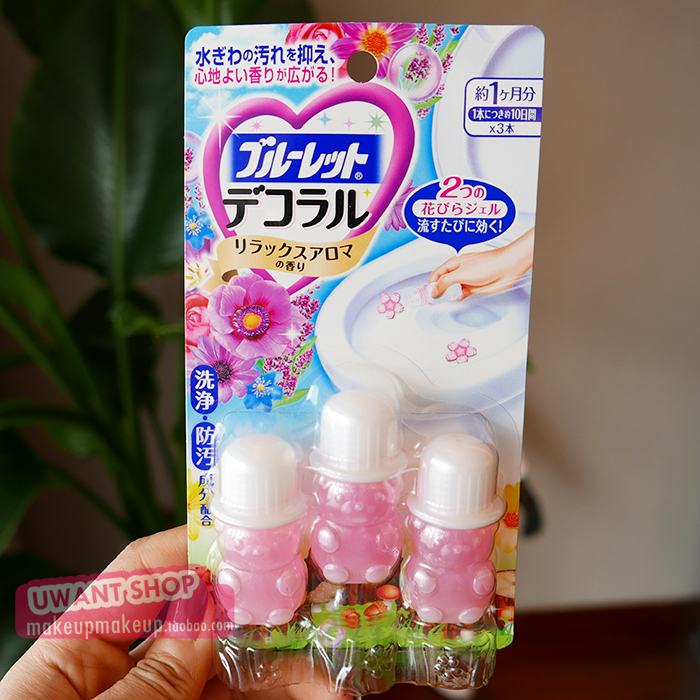 Japanese Kobayashi Toilet Cleaner Toilet Blossom Gel Douyin Petal Bear Toilet Cleaner Deodorant and Smell Aroma