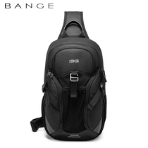 BANGE class song Oxford cloth black mens chest bag casual fashion fashion brand shoulder crossbody simple sports backpack