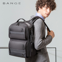  BANGE BANGE Oxford cloth mens black backpack Business leisure travel computer school bag fashion trend bag