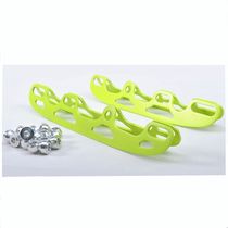 HK Color Ice Blade Ball Knife Into Man Flat Flower Casual Adjustable Wheel Slide Ice Knife Shoes Have Opened A Pair Of Fluorescent Green