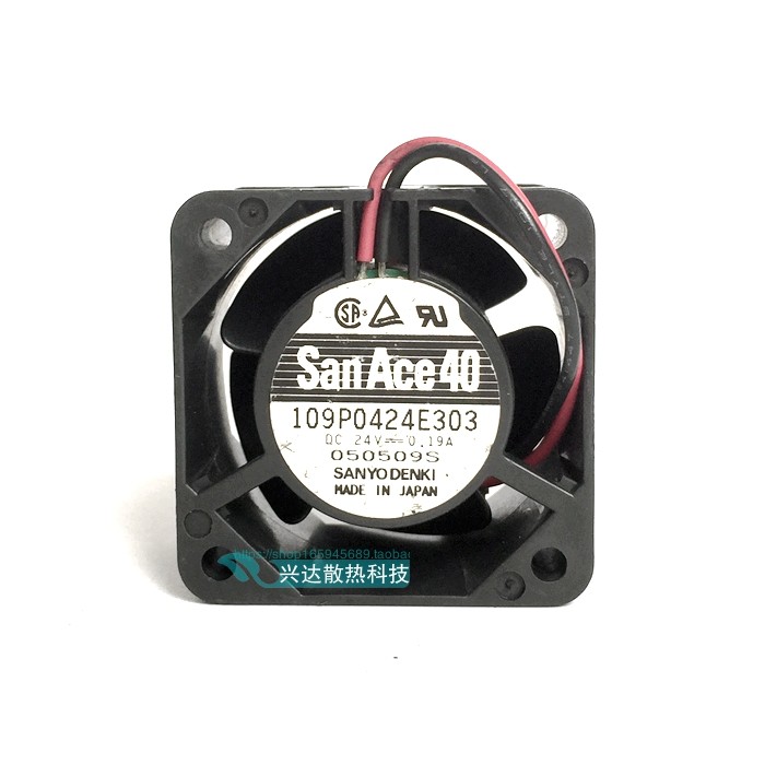 Sanyo 4028 24V 0 19A 109 P0424E303 4cm 4cm large air volume inverter fan