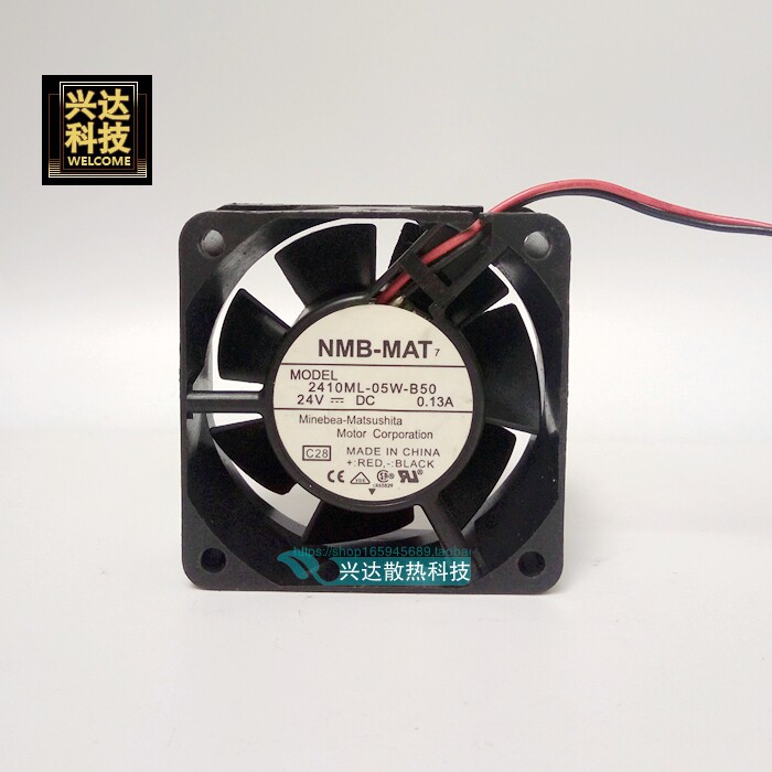 Original fit NMB 0 24V 13A 6cm 6cm 6 cm 6 cm Double Ball Inverter Fan 2410ML-05W-B50