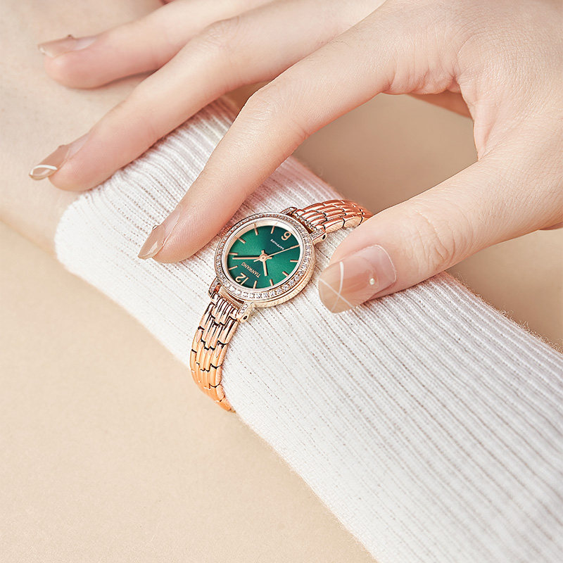 (New products) Tianwang flagship store Official watches Temperament Women Watch Fashion Retro Little Green Table Send Girlfriend