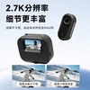 Thumb Action Camera for Outdoor Cycling, Mountaineering, and Travel, High-Definition Recorder, Chest-Mounted Portable Vlog Camera