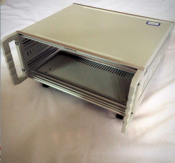 Electronic instrument aluminum extrusion material host shell metal shell iron housing host shell KBU 133*320*260 aluminum handle