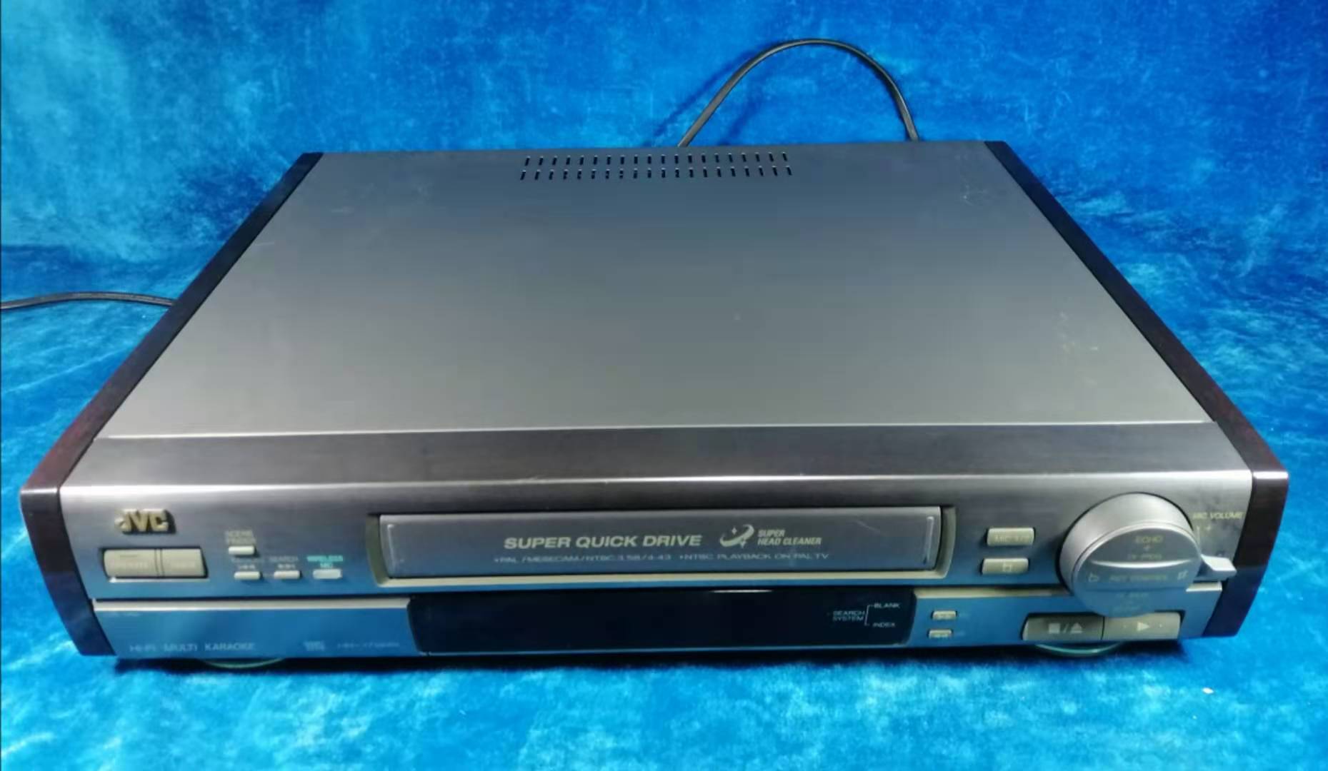 Japan's JVC HR-J72MS Victory VHS cassette tape recorder 6 heads stereo karaoke