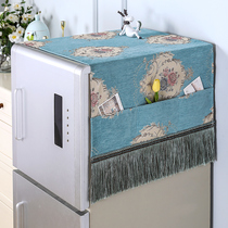 Refrigerator cover Single door lace refrigerator cover double door fabric refrigerator cover refrigerator cover refrigerator cover