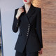 Design sense suit jacket women's 2022 long-sleeved autumn wear new professional suits fashion fried street goddess fan work clothes